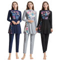 Muslimah Swimwear Women Muslimah Swimming Suit Ladies Traditional Fashion Full Body Swimwear Swimsuit Swim Wear 3 Pieces Set. 