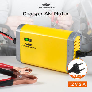 Charger Aki 12V 2A Mobil Motor 7-20 AH Intelligent Battery Cas Accu Listrik UD11