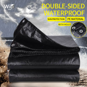 trapal waterproof makapal 6FTx9FT Trapal Lona Tolda Tarpaulin 9FTx12FT Waterproof sunscreen waterproof on both sides (with holes)thickened12FTx19FT Truck Covers Outdoor Canopies