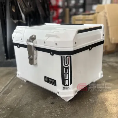 SEC HARD PLASTIC TOPBOX WITH BASE PLATE AND BACKREST