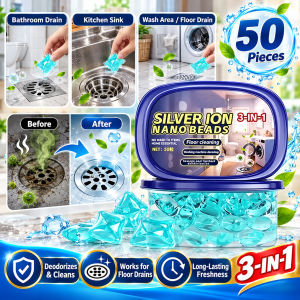 Drain Deodorizer Pipe Cleaner Beads Mint Scent Odor Remover Cleaning Drops Grease Residue Eliminator For Kitchen Bathroom Use