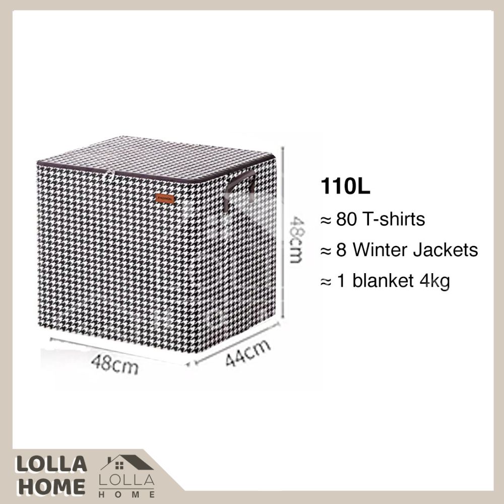 110L/140L/180L Foldable Storage Box, Large Capacity Quilt Blanket Clothes Wardrobe Organizer Bag
_voghion.com