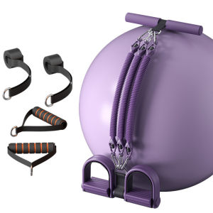 Pedal puller sit-up assister fitness crunch and stretcher exercise equipment