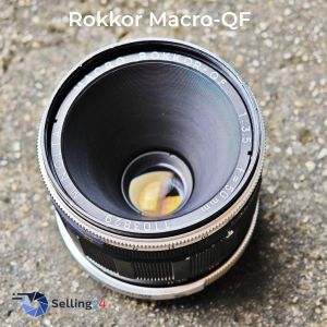 เลนส์มือหมุน Minolta Macro Rokkor-QF 50mm f/3.5 Preset-Blade Mount MD