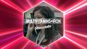 Stresstabs Multivitamins + Iron 30s Fights Stress Restores Mental Focus and Mainns Healthy Skin