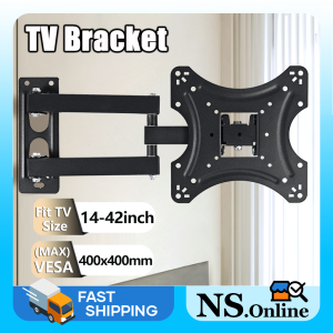 Universal TV wall mount bracket screen TV rotatable mount retractable 14-42 inches