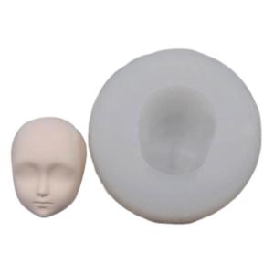 Baby Face Clay Mould Face Mould Epoxy Resin Mould for Chocolate Candy Fondant Cake Decorations