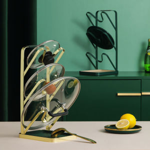 Extended Iron Shelf Drain Rack Pot Cover Pan Storage Rack Kitchen Tableware Drying Rack Tableware Rack Accessories