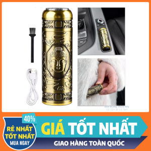 Máy Cạo Râu Mini Thân Đồng Nguyên Khối Cạo Đa Năng Siêu Nhanh Không Đau Rát Pin Sạc USB Êm Ái Nhỏ Gọn FULLBOX