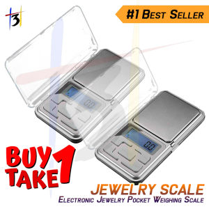 BY1TAK1 Electronic Jewelry Pocket Weighing Scale 500g/0.1g - Timbangan (Silver)