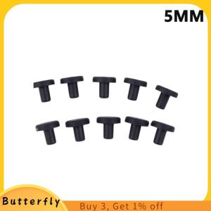 Butterfly 10pcs Solid Rubber Hole caps 3-12mm High Temperature Resistance Seal HOLE ปลั๊ก
