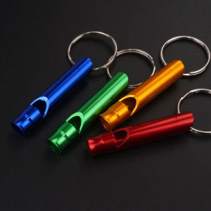 Orfila COD DVX Small Aluminum Metal Whistle Tube Keychain Emergency Survival Whistles Pito COD