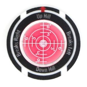 MUKANG ClearTransparent Golf Tools Leveler Ball Marker High Precision Golf Spirit Level Golf Putt Ball Marker Easily Use Golf Slope Meter Gift for Golfers