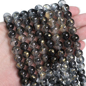 Đa-Màu Sắc Hiệu lá vàng kim Hiệu ứng thủy tinh pha lê Hạt Vòng hạt đệm rời Cho Tự Làm vòng tay thủ công trang sức Làm Vòng Cổ Phụ Kiện