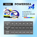 สาย PE ถัก 4 Ashino POWERSEA 4X ความยาว 100 เมตร สลับสี สีสวยมาก. 