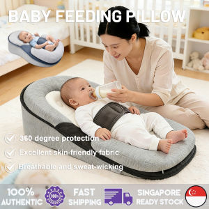 SG Baby Feeding Pillow Newborns Anti-spilling pillow Baby nursing pillow feeding ramp cushion Head deviation correction