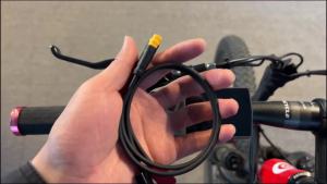 E-Bike Brake Sensor with Indicator Light for Ebike Conversion KitOne Pair 3Pin Ebike Power Cut Off Cable Compatible with Hydraulic Brake Lever 1.2ft Length