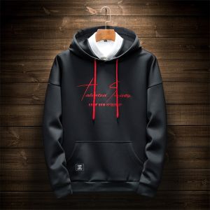 Hoodie Pria Sweater Sulaman Kaos Hoodies Lengan Panjang Bahan Polyester RL2805