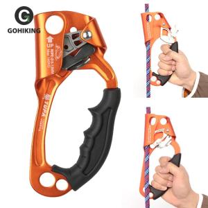 【New Arrival】 Climbing and Rappelling Mountaineer Handle Ascender Professional Hand Tool with Adjustable Grip for Outdoor Activities and Rescue Operations