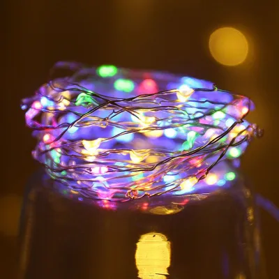 1m 2m 3m String Fairy light LED Cooper Wire Garland Gift Decorate Lighting Cake Flower Gift Box Lamp Lampu Hiasan Hadiah