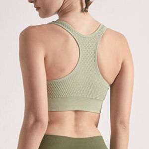 SUPERFLOWER Áo Ngực Tập Yoga Thể Thao Không Đường May Gợi Cảm Cho Nữ MCFED Áo Ba Lỗ Tập Gym Chống Sốc Chạy Bộ