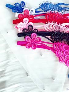 ยันเป่ยเว่ย ชุดชั้นในผู้หญิงลูกไม้ไข่มุกปักลายผีเสื้อสายบางแบบโปร่ง 3348