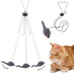 Door Hanging Cat Toy Stress Relieve Living OmDoor Hanging Toy for Living Room Hanging Kitten