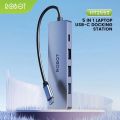 Robot USB-C HUB HT255S 5 in 1 Adapter with HDMI 4K, PD100W, USB 3.0 HUB - Garansi Resmi. 