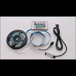 LED Lights Strips 5V USB 3key 24KEY IR Control RGB SMD2835 DC 5V 0.512345M Flexible Lamp Tape Diode TV Background Lighting