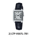 [1YR WARRANTY] CASIO WATCH ANALOG WOMEN'S LTP-V007L SERIES LTP-V007L-1B LTP-V007L-7B1 LTP-V007L-7B2 LTP-V007L-7E1. 