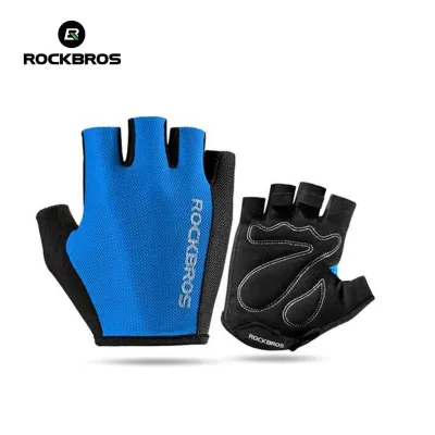 ROCKBROS S099 Sarung Tangan Sepeda Bike Half Finger Gloves Outdoor Sport Unisex MTB Roadbike