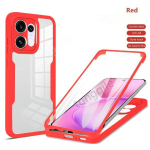 Ốp lưng cho OPPO reno16 Pro f RENO 16 16F 16pro 5g 2026 Ốp điện thoại 360 bọc hoàn toàn trong suốt chống sốc trước ốp lưng TPU mềm cứng PC toàn thân bao gồm tất cả