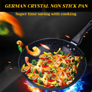GERMAN CRYSTAL NON STICK PAN Induction cooker pan infrared gas stove Frying pan stainless
