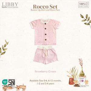 [TOMS] LIBBY (1stel) ROCCO SET + Celana PENDEK Earth Series | Stelan Baju Bayi