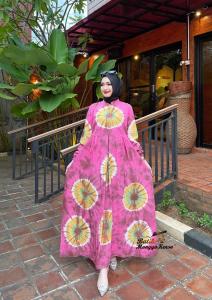 GAMIS TIEDYE PELANGI RANGRANG MODEL LIPIT GAMIS TWILL MOTIF CAP MALAMAN LILIN PROMO \ GAMIS KLOK A MODEL LIPIT