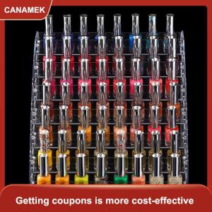 【CANAMEK】 Acrylic sơn móng tay hiển thị tổ chức 2-3-4-5-6-7 lớp làm móng tay mỹ phẩm trang sức hiển thị đứng chủ rõ ràng Acrylic Hộp trang điểm