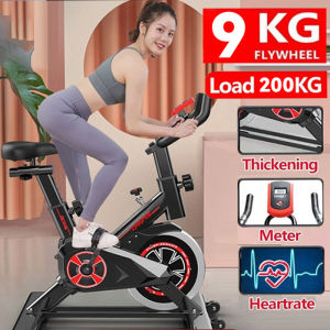 【COD】Aerobic exercise home fitness equipment，Heavy duty fitness equipment，Stationary Bike For Exercise Heavy Duty Bike Exercise At Home With CAL/KM Heart Rate Monitoring Exercise Bike