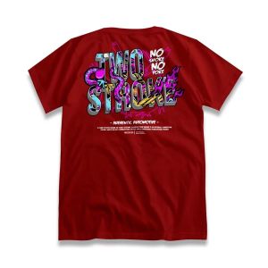 Kaos 2 Stroke No Smoke No Poke Automotive Racing Two Tak Baju Distro Motor Herex 2 Tak 2Stroke CB GL MP Tiger Tshirt Otomotif