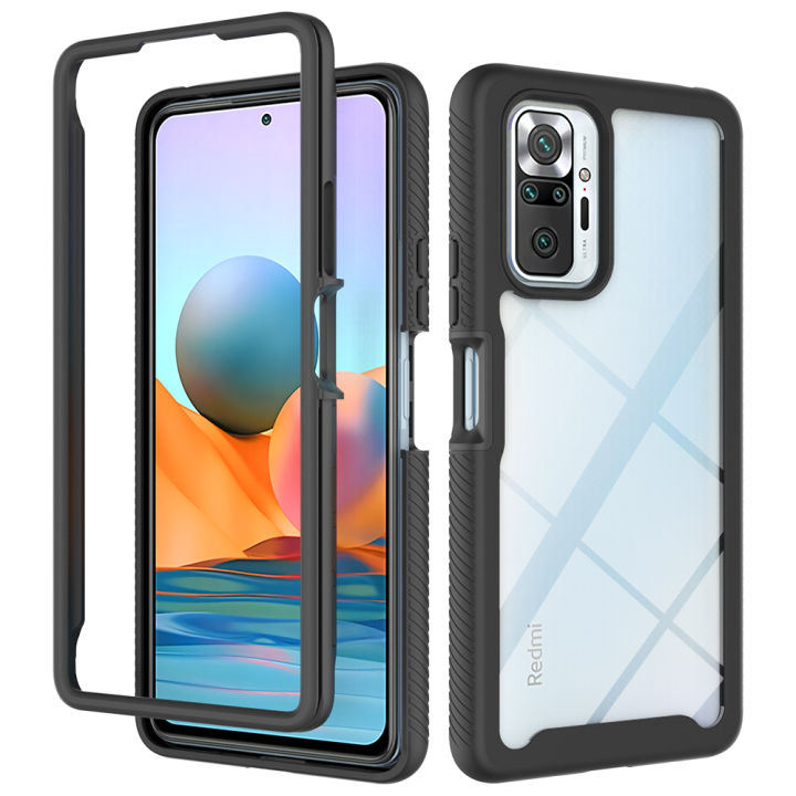 Redmi Note 10 Pro 4G Case WindCase Dual Layer Transparent Back