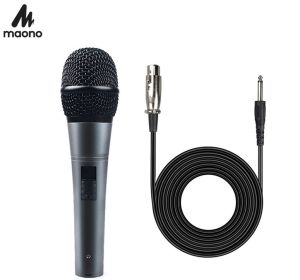 Manila Stock MAONO K04 Professional Dynamic Microphone Cardioid Vocal Wired MIC With XLR Cable Plug And Play Microfone for Stage Karaoke KTV