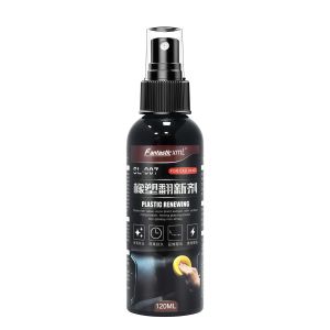 120ml Now All Purpose Coating Agent Back To Black Trim And Plastic Restorer Agent Glossy And Matte Finish For Motorcycle And Car Shine Interior Cleaner And Flaring Cleaner For Scooter Trending Effective Cleaner And Waterproof Protectant And Vehicle