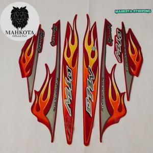 STRIPING STICKER LIS LES POLET yamaha mio 2007 api list body standar berkualitas termurah Mahkota Stiker