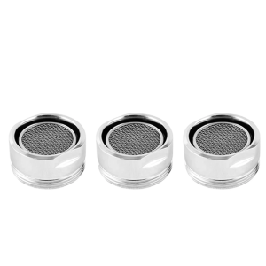 Stainless Steel Faucet Aerator 24mm Splash-Proof Water Saving Filter Nozzle For Kitchen/Bathroom Sink