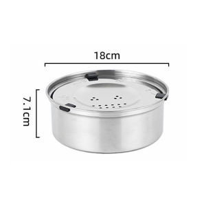 1L 3L Stainless Steel Dog Floating Bowl No Spill Anti-Splash Dog Water Dispenser Non-Slip Dog Cat Pet Water Feeder Bowl