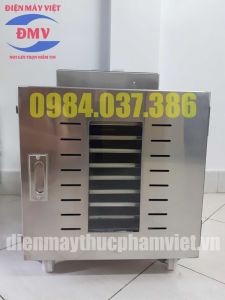 Máy sấy hoa quả khô trái cây dẻo 10 tầng