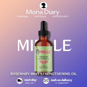 🌸100% Authentic 🌸 MIELLE Hair Care Essential Oil Natural Moisturizing Anti-Dandruff Improves Itchy Scalp Oil Control Hair Care Essential Oil Hair 59ml