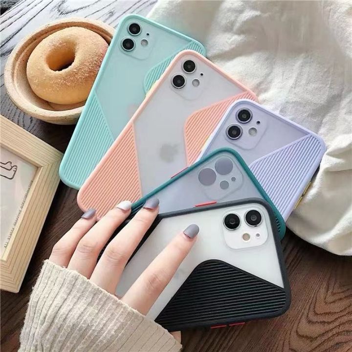 HF S-shaped Matte case OPPO A3S A5 A12E A5S F9 A7 A12 A31 A8 A52 A92 ...