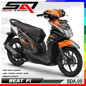Custom Stiker Full Body BEAT Fi Lama Decal Sticker Variasi Premium Racing SDA.05