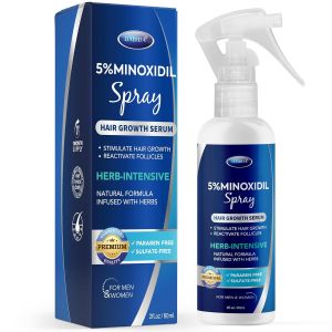 5% Minoxidil Hair Regrowth Spray : Minoxidil for Women Hair Growth Treatment Minoxidil 5 percent for Men Beard Growth - 60ml