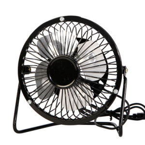 Portable USB Desktop Table Cooling Metal Mini Fan Powered by USB for Home Office Car Outdoor Travel Personal